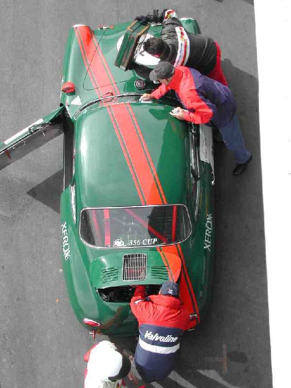 MARTINS RANCH Corvette Vintage Racing green hell porsche 6 